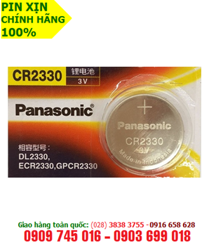 Pin 3v lithium Panasonic CR2330 chính hãng Made in Indonesia